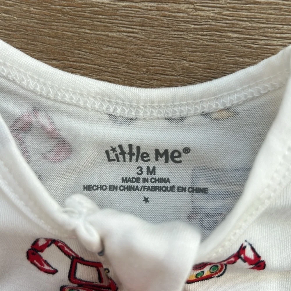 Little Me Baby Boy Bamboo Footie Sleeper with Hat 3 9 months
